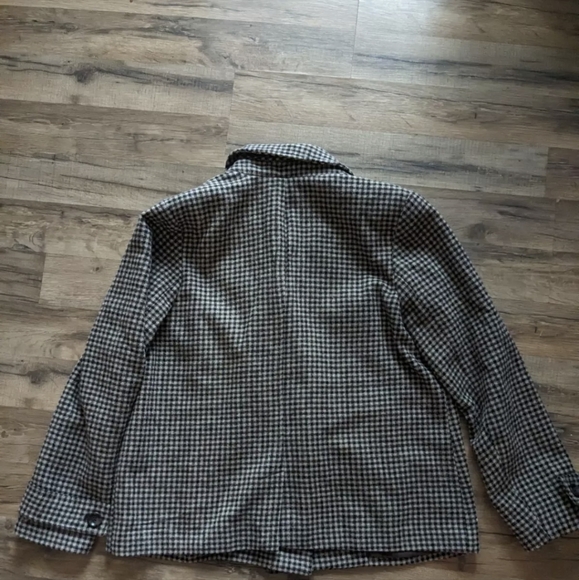 Studio Works Woman’s Plaid Print Blazer Jacket Size 18 Pockets Vintage - Picture 6 of 7